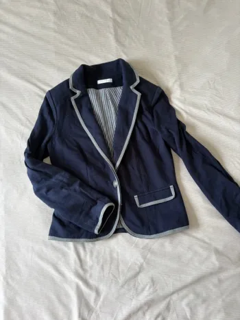 Veste blazer – Promod – Taille 40 – Bleu marine et grise