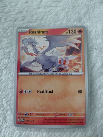 Carte Pokémon Reshiram