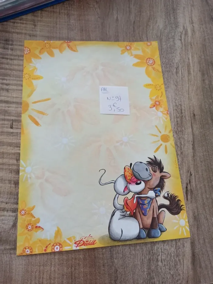 Papier à lettre Diddl 97 3,50€