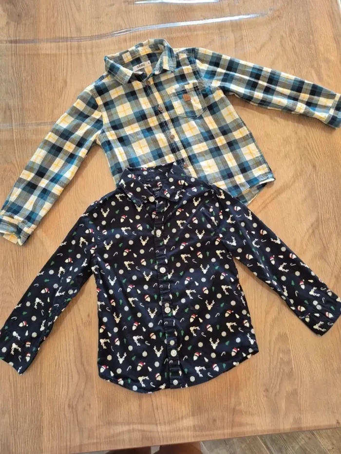 👔 Lot de 2 chemises – 4 ans Gémo Kiabi - photo numéro 6