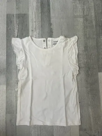 Tee shirt blanc 24 mois Kiabi bébé fille