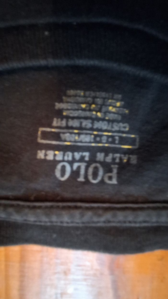 T-shirt Raphl Lauren noir taille L - photo numéro 4