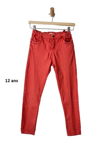 Pantalon corail coupe jean - Vertbaudet 12 ans (150cm)