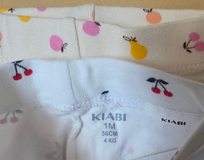 Lot de leggings neufs. Kiabi. 1 mois - photo numéro 4
