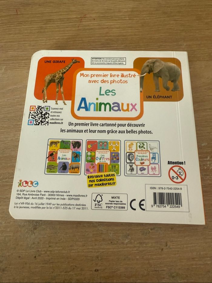 Mon premier livre illustré avec des photos «Les animaux» - photo numéro 2