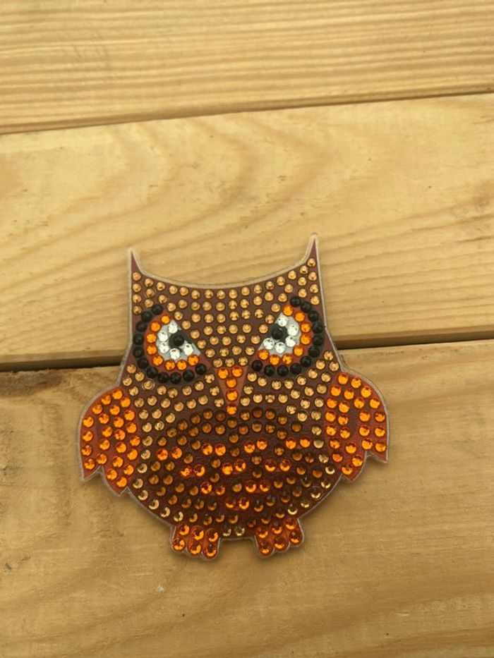 Magnet hibou 🦉 en Diamond painting