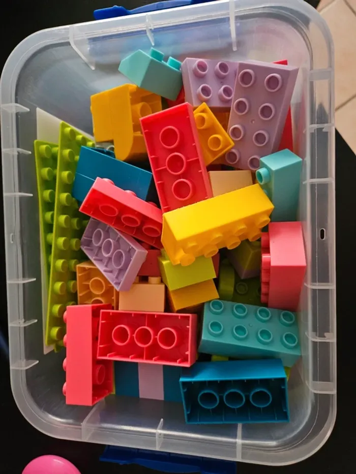 Jeu de construction gros lego véhicules - photo numéro 2
