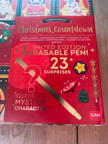 Legami calendrier de l’avent + stylos Noël