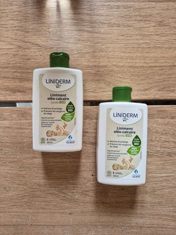 Lot de deux liniments bio 