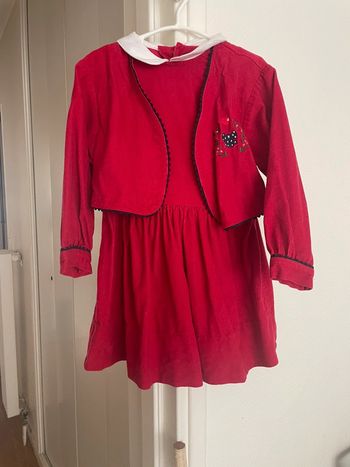 Robe Vintage en velours  Rainett  fille