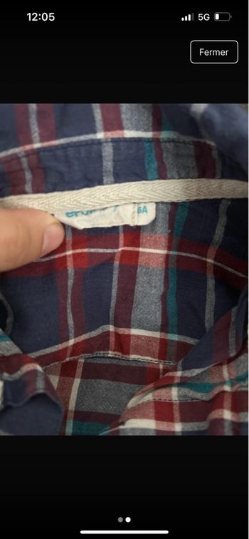 Chemise manches longues 6ans