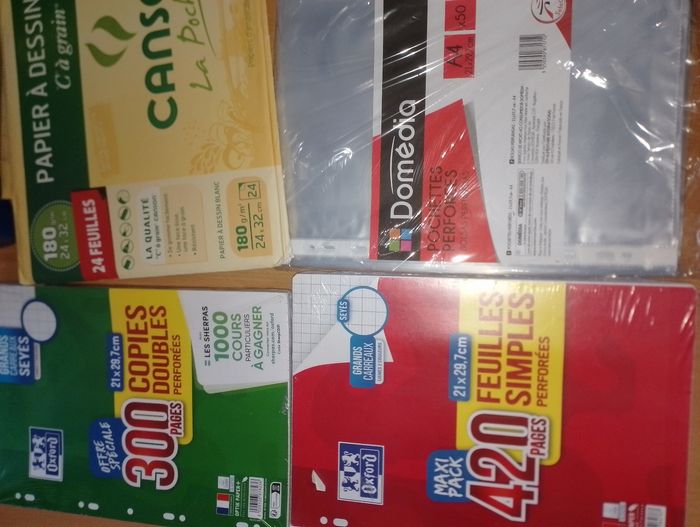 Gros lot fournitures scolaires collegien neuf - photo numéro 8