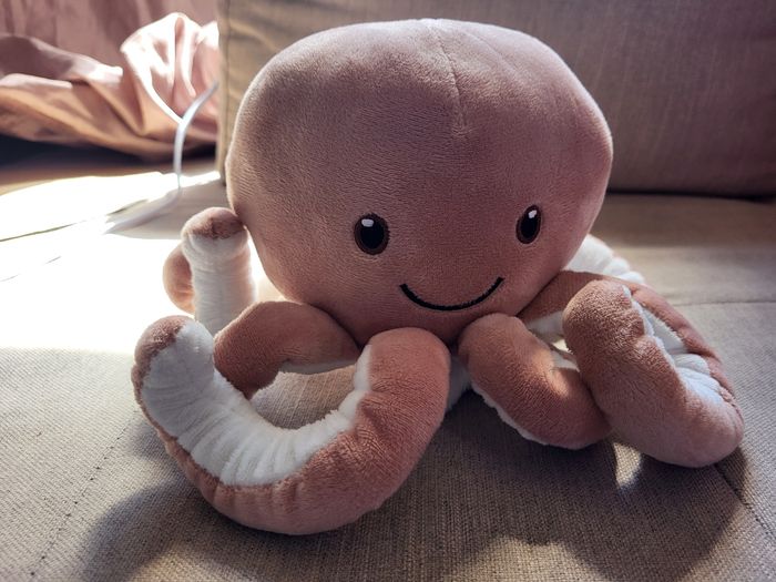 Peluche pieuvre fille.
