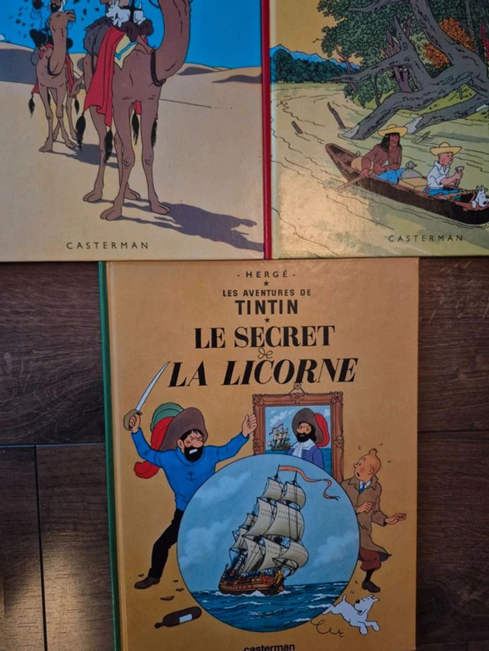 Lot de 5 bandes dessinées Tintin - photo numéro 4