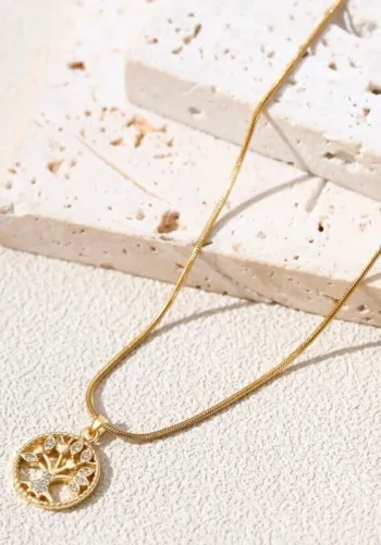 Collier arbre de vie acier