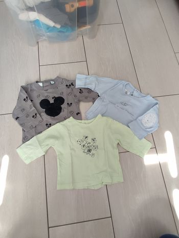 3 tee shirts manches longues