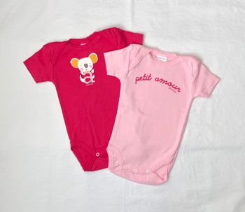 Lot de 2 bodies Absorba 3 mois
