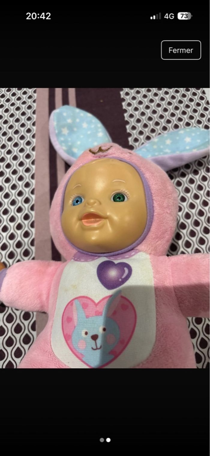 Poupon Little love lapin vtech - photo numéro 2