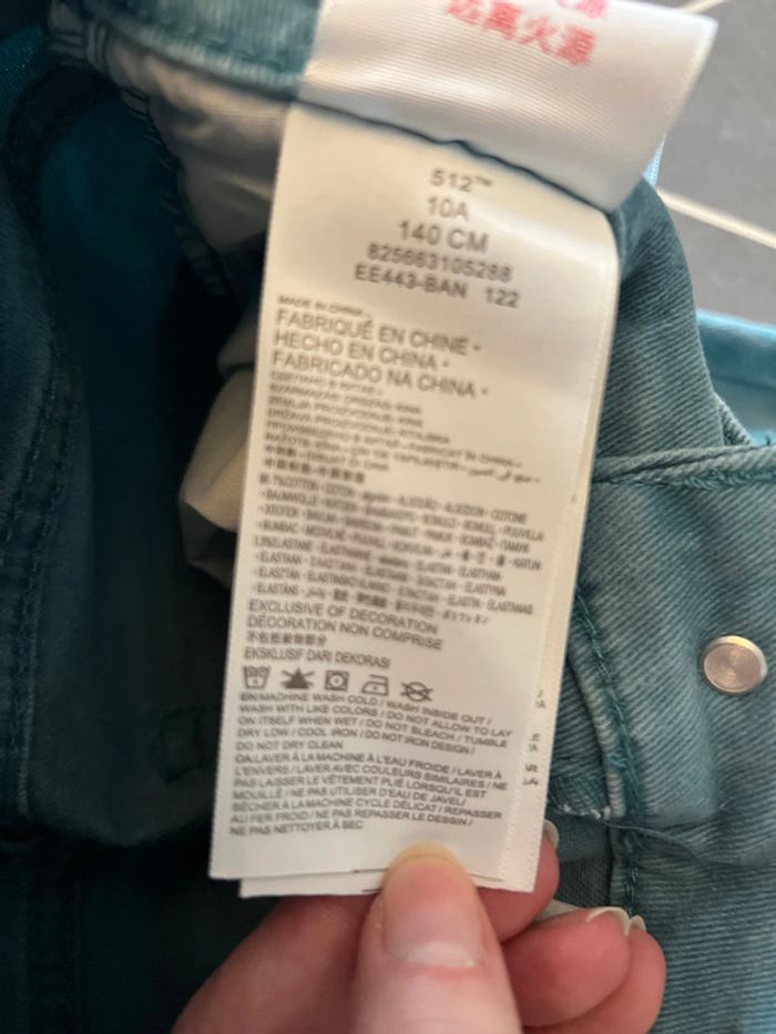 Jean 512 Slim Taper bleu intense 10 ans - Levi's - photo numéro 6