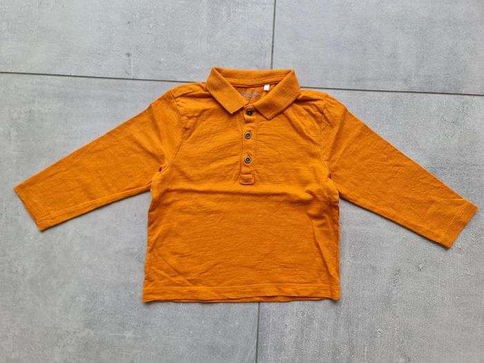 T-shirt polo manches longues 3 ans