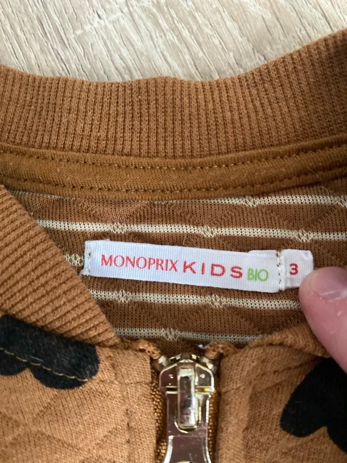 Veste molletonnée Monoprix kid 3 ans - photo numéro 4
