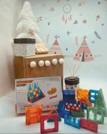 Jeux de blocs de construction magnétiques - 78 pièces neuves