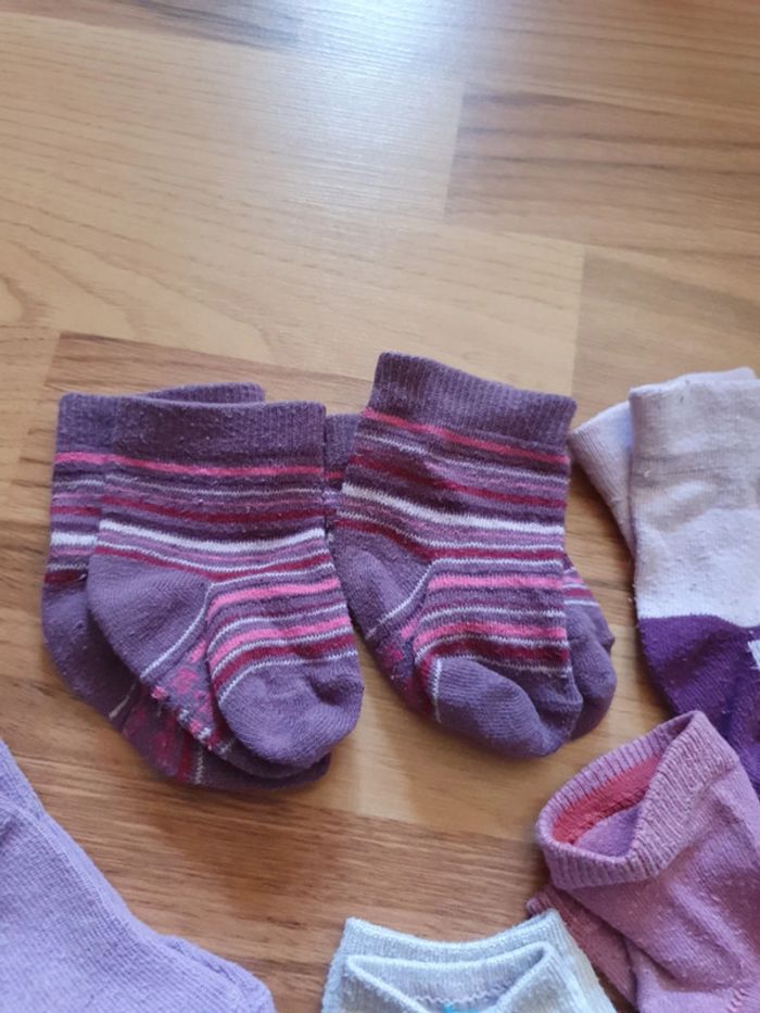 6 paires de chaussettes lilas - photo numéro 2
