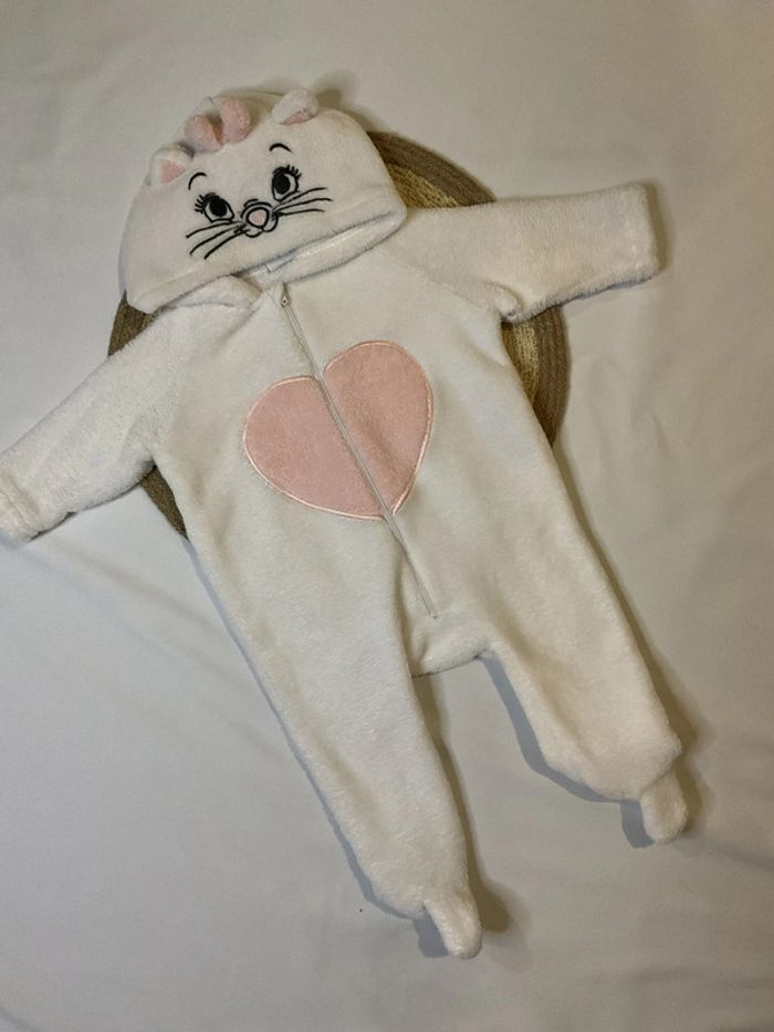 Sur pyjama combinaison fille Marie velours tout doux