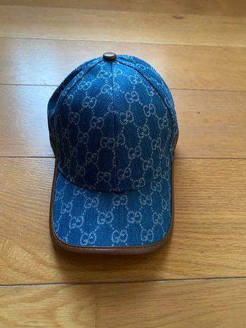 Casquette Gucci bleu