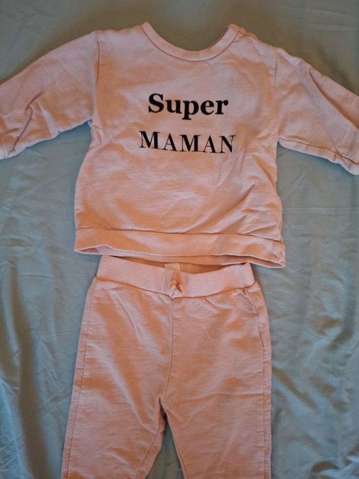 Pull avec pantalon bébé - photo numéro 2