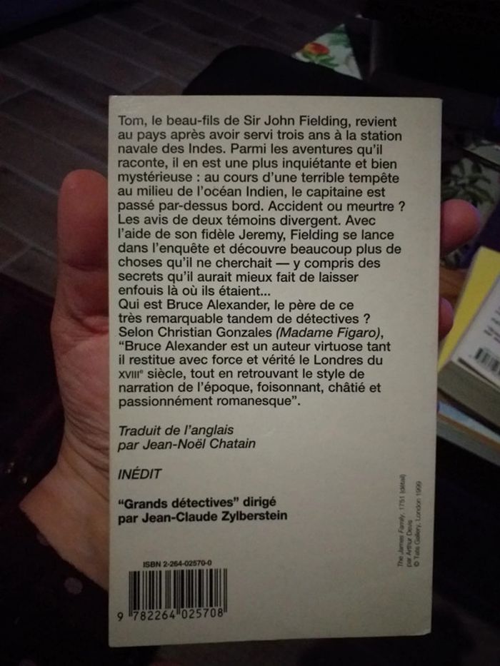 Livre l oncle sepulcrale Bruce alexander - photo numéro 2