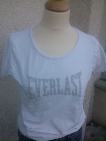 Tee shirt blanc Everlast neuf T38