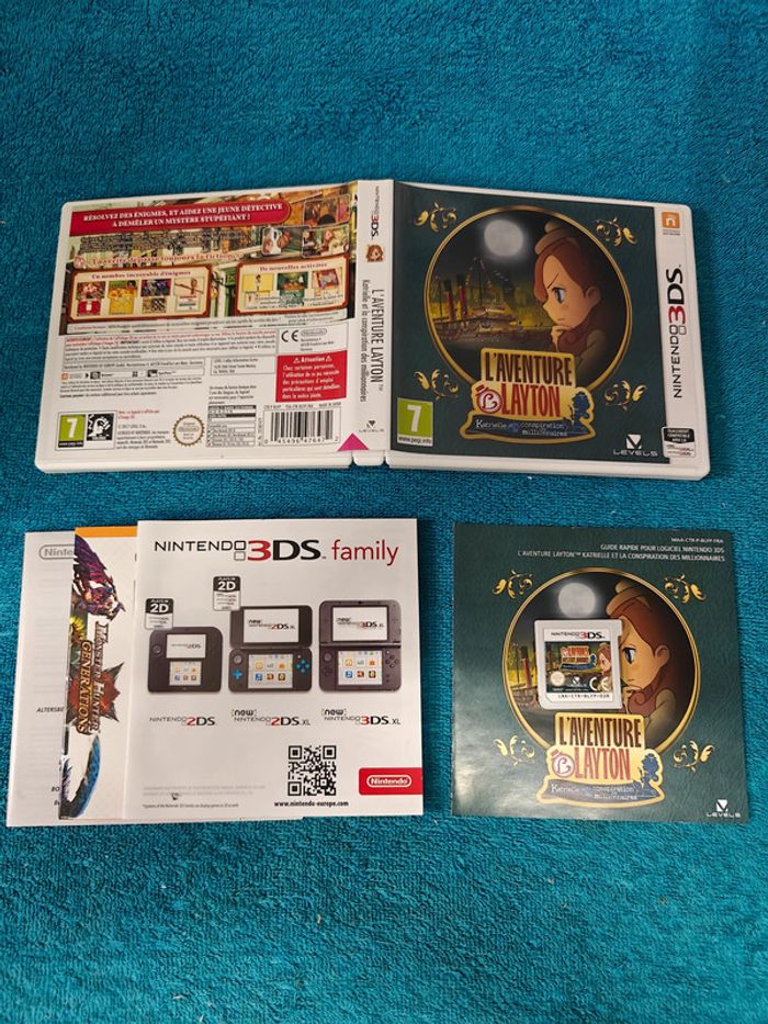 3DS L'aventure Layton Katrielle et la conspiration des millionnaires