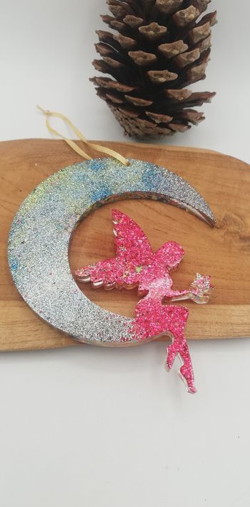 Décoration fée en résine