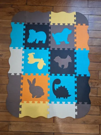 Tapis dalles de mousse 1er âge