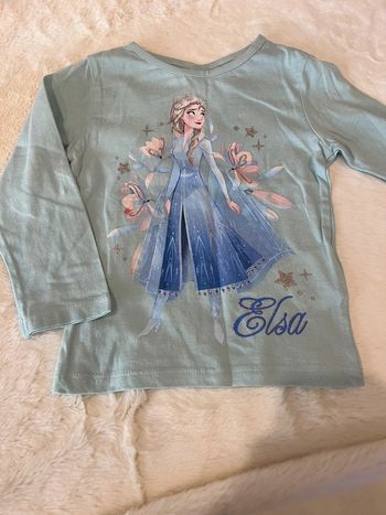 Tee shirt manche longue la reine des neiges