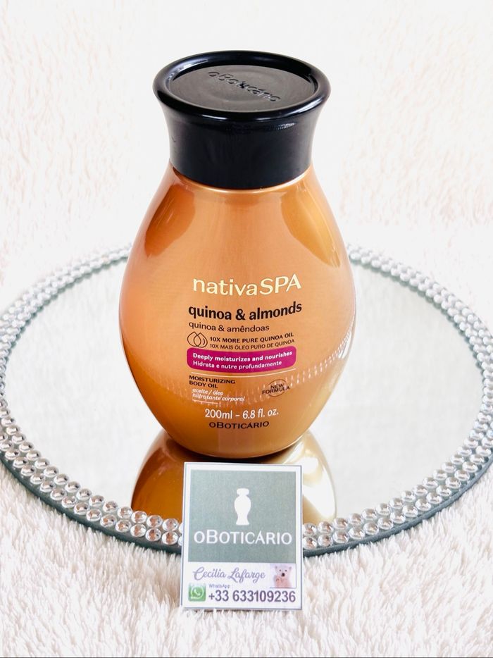 Oleo corporal Nativa SPA OBoticário Quinoa