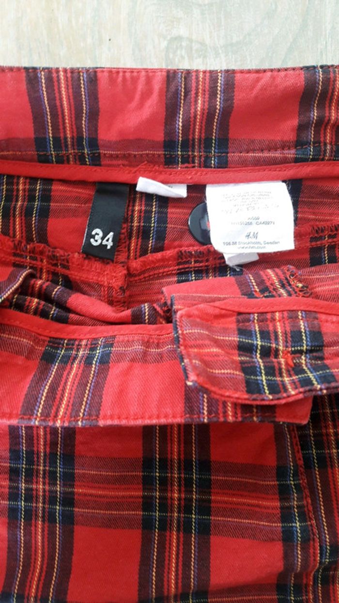 Jupe courte écossaise taille 34 - photo numéro 3