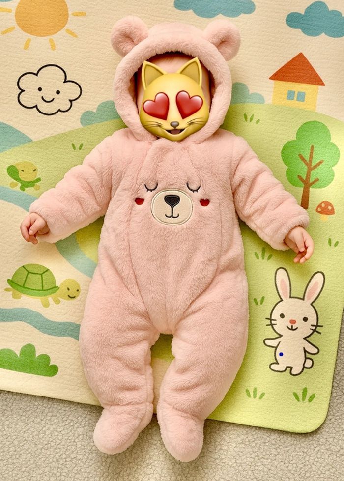 Très belle combinaison  polaire pour bébé fille