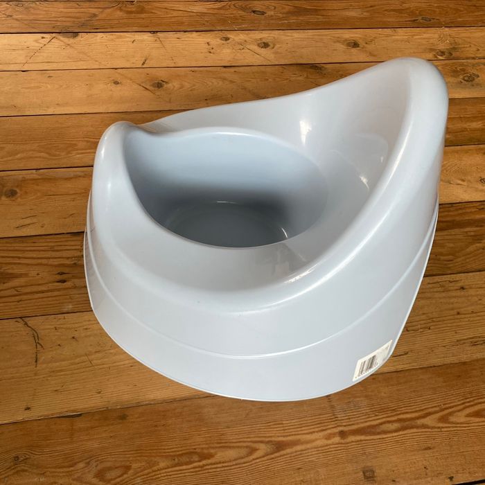 Pot de propreté bleu gris - photo numéro 2