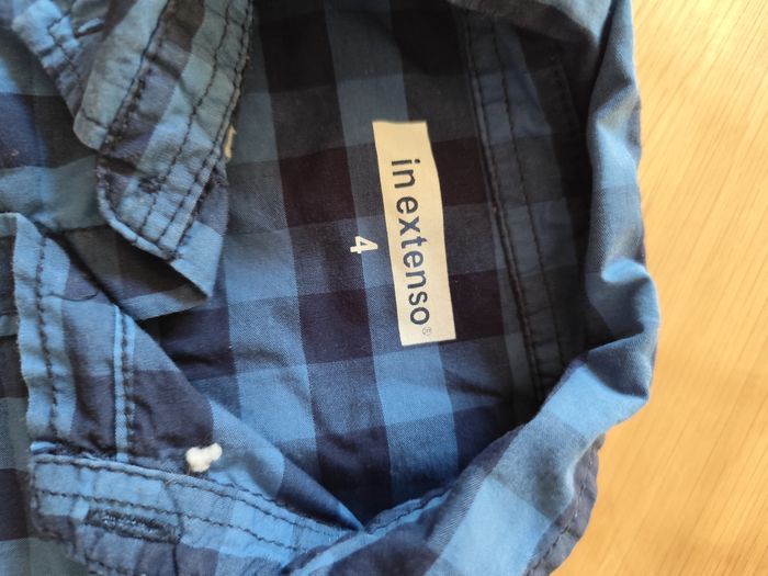 Chemise bleu carreaux - photo numéro 2