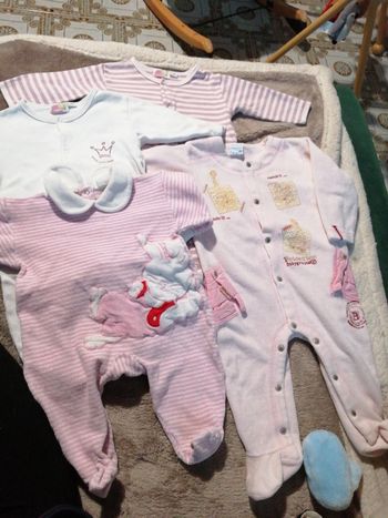 Lot de 4 pyjamas rose