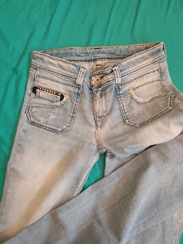 Jeans kaporal très bon état taille 27 - photo numéro 2