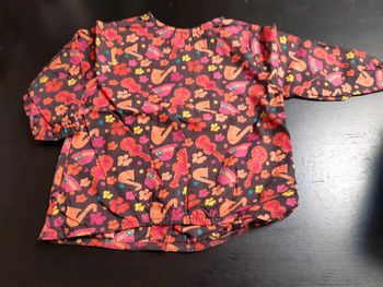 Tunique manches longues bebe fille 3 mois neuf DPAM couleur musique