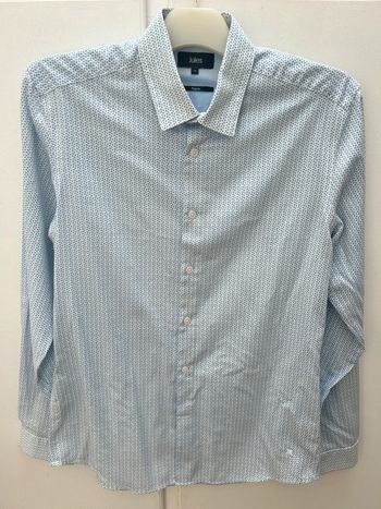 Chemise bleu manches longues en coton Jules - taille M