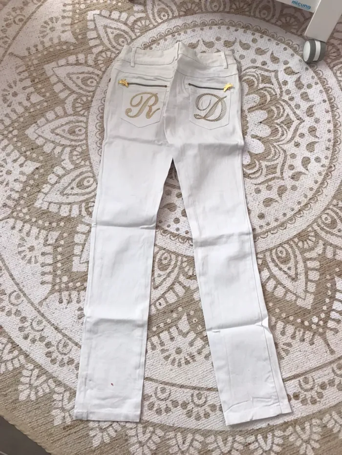 Pantalon blanc taille M - photo numéro 3