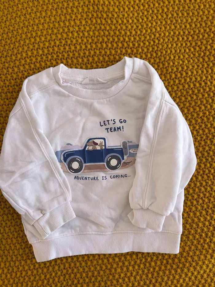 Lot 2 sweats MANGO 18-24 mois (92cm) - dont 1 BLUEY ! - photo numéro 7