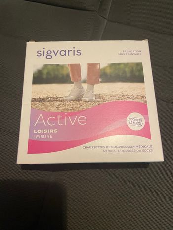 Sigvaris bambou chaussette 