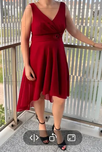 Robe rouge taille M/L