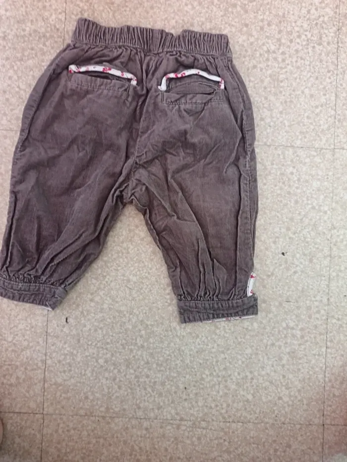 Pantalon velours 9 mois - photo numéro 2